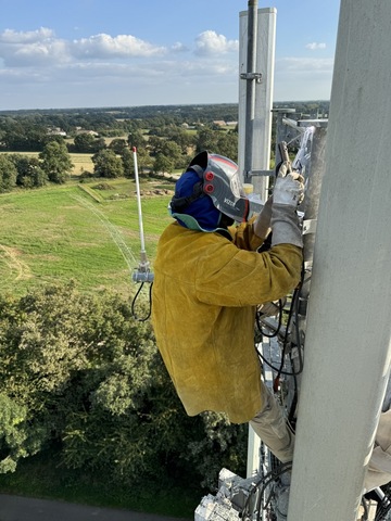 Intervention de soudure en hauteur pour l'entreprise ALTIKA